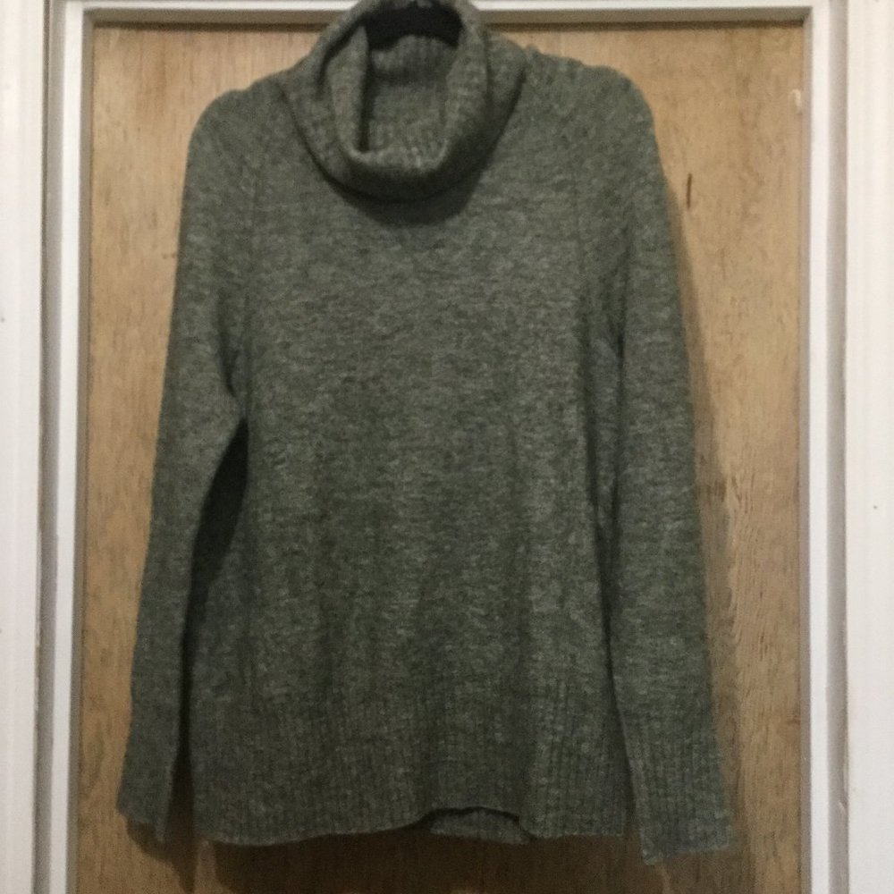 The Group Babaton cowl neck has 25% Alpaca and  10% wool size small